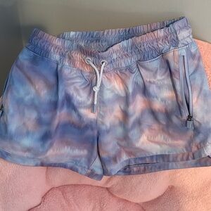 Athleta Women's Pastel Tie-Dye Athletic Shorts